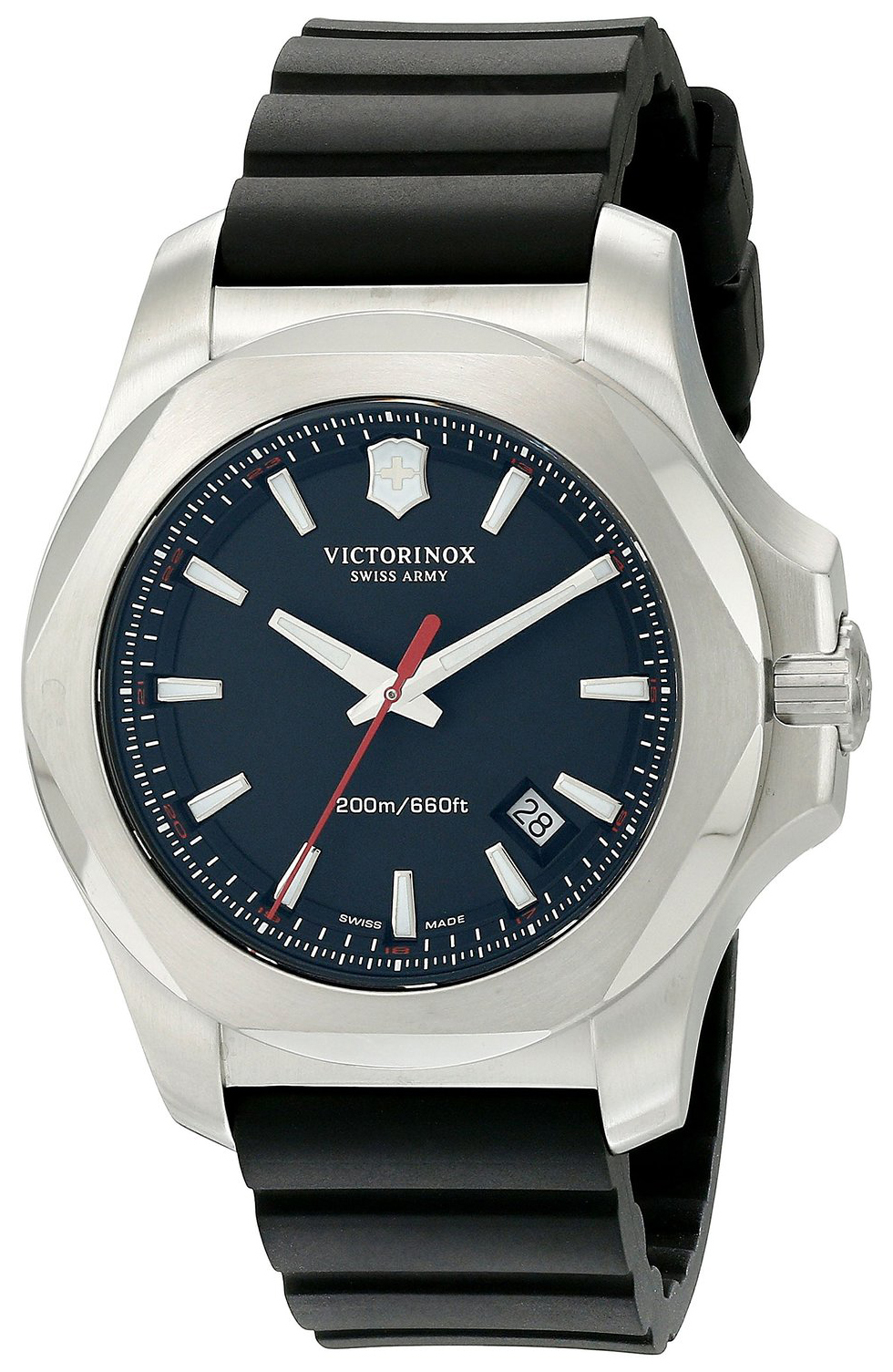 Victorinox Miesten kello 241682.1 Musta/Kumi Ø43 mm