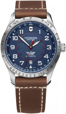 Victorinox Miesten kello 241887 Airboss Sininen/Nahka Ø42 mm