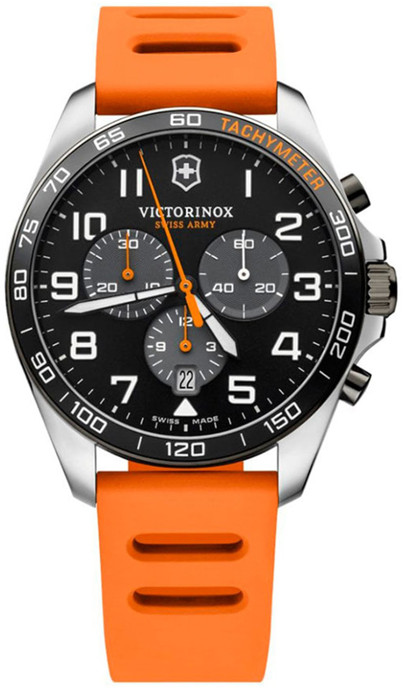 Victorinox Miesten kello 241893 Musta/Kumi Ø42 mm