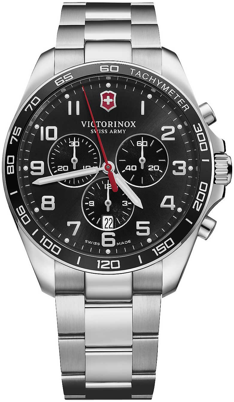 Victorinox Miesten kello 241899 Musta/Teräs Ø42 mm