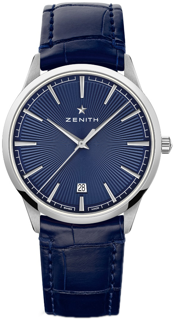 Zenith 03.3100.670-02.C922 Elite Classic Sininen/Kumi Ø40.5 mm