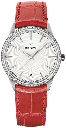 Zenith Naisten kello 16.3200.670-01.C831 Elite Classic Hopea/Nahka