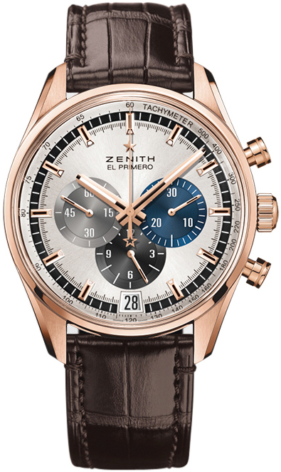 Zenith Miesten kello 18.2043.400-69.C494 El Primero Hopea/Kumi Ø42 mm