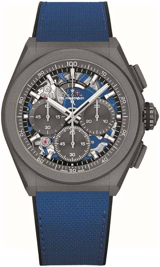 Zenith Miesten kello 97.9001.9004-81.R946 Defy El Primero Harmaa/Kumi